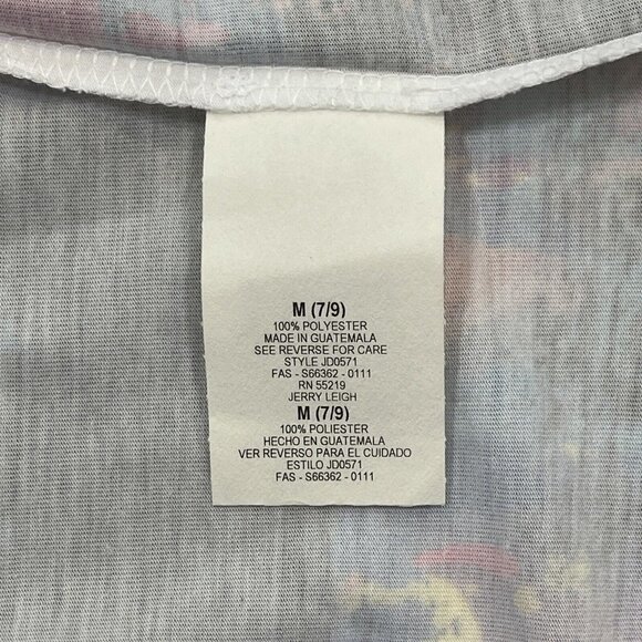 DISNEY Jerry Leigh Strapless Sun Dress Juniors Medium (7/9)‎ Multi Graphics NWT - Picture 4 of 6